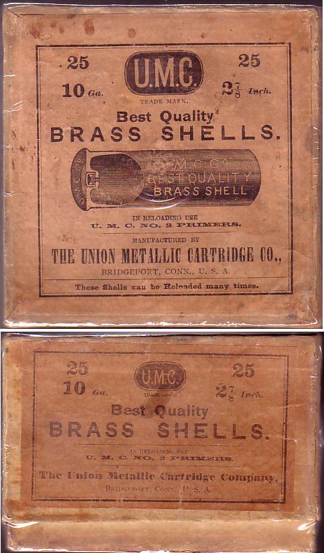 10 Gauge # 3, W.R.A. RIVAL, Brass Shell, One Cartridge not a Box - Ammo-One1